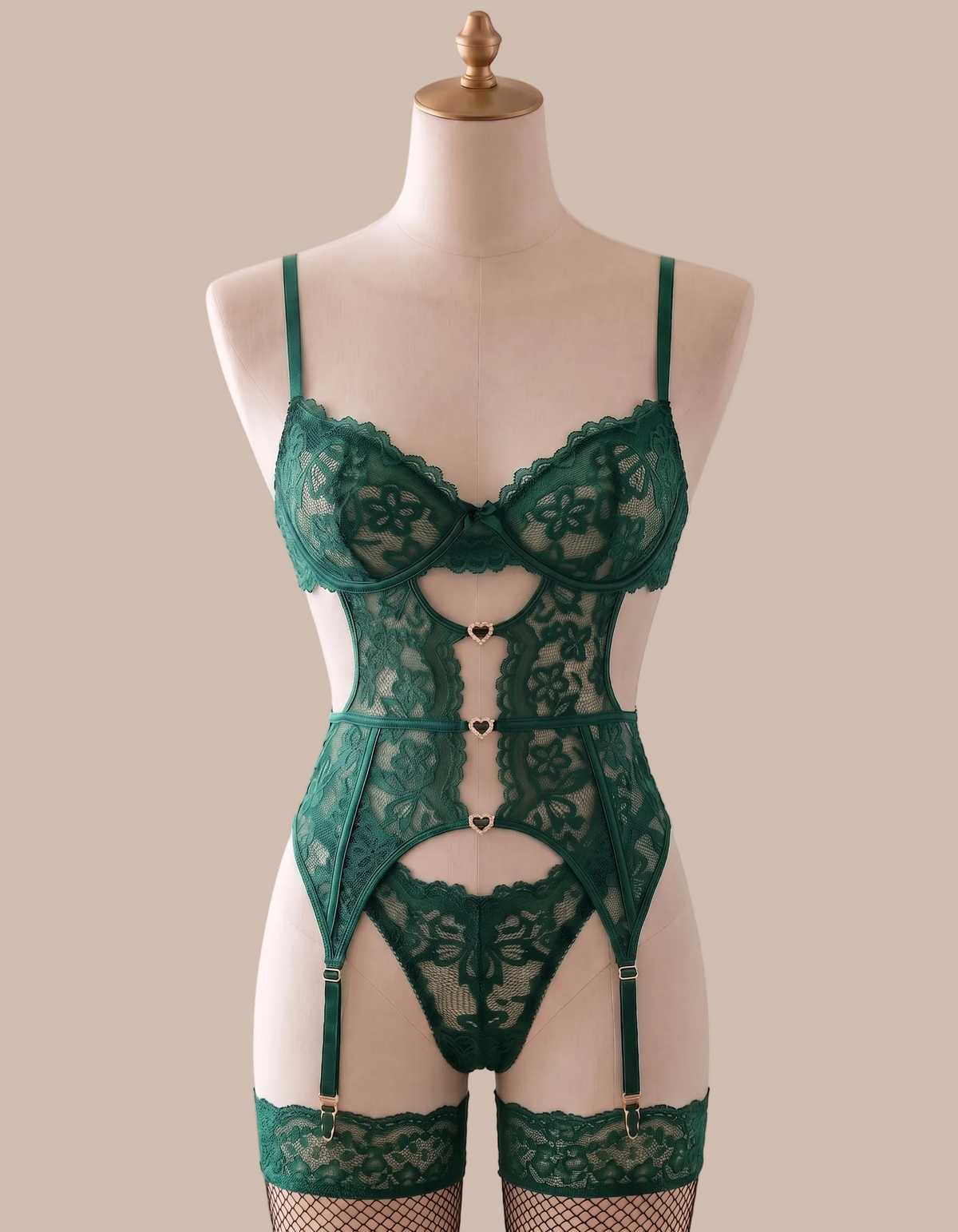 Conjunto Lingerie Renda | Bordada Transparente