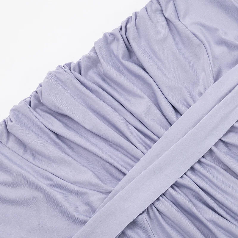 Vestido Comprido com Decote Halter e Costas Descobertas — Bordô — foto 18 | Tolobasao