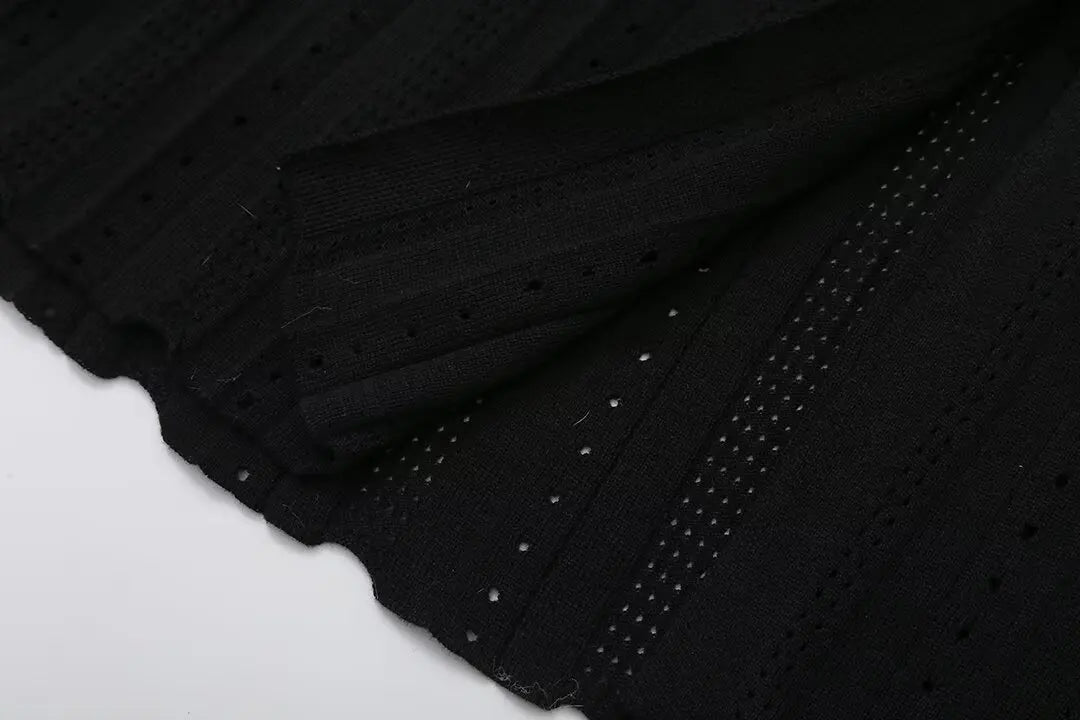 Vestido Midi de Malha com Botões — foto 19 | Tolobasao