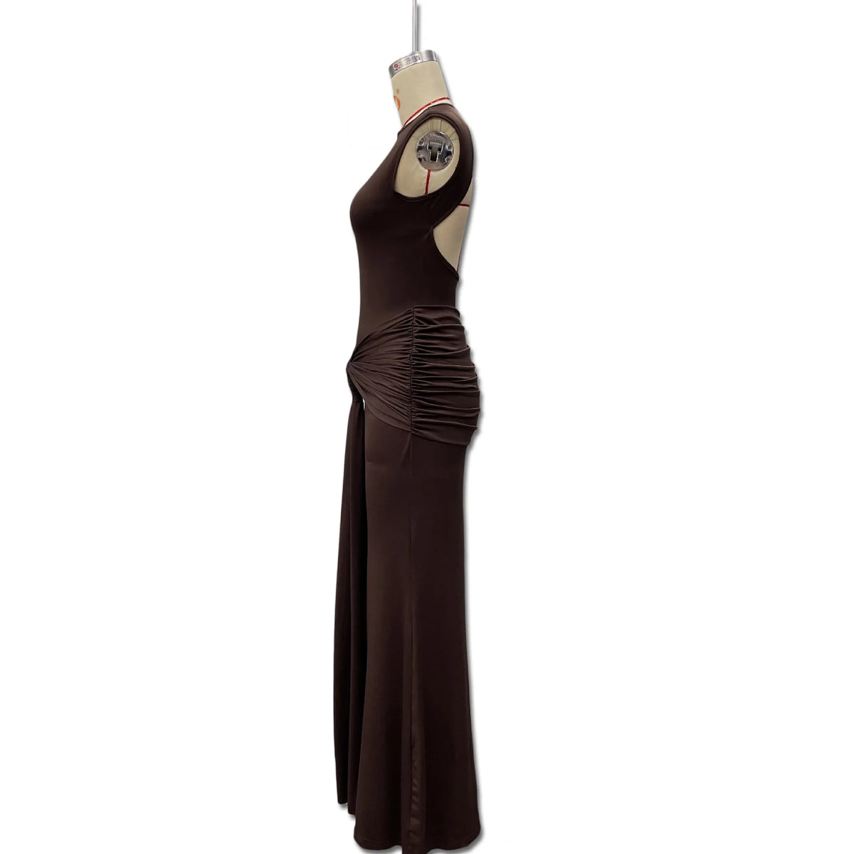 Vestido Comprido sem Mangas com Costas Descobertas — foto 15 | Tolobasao