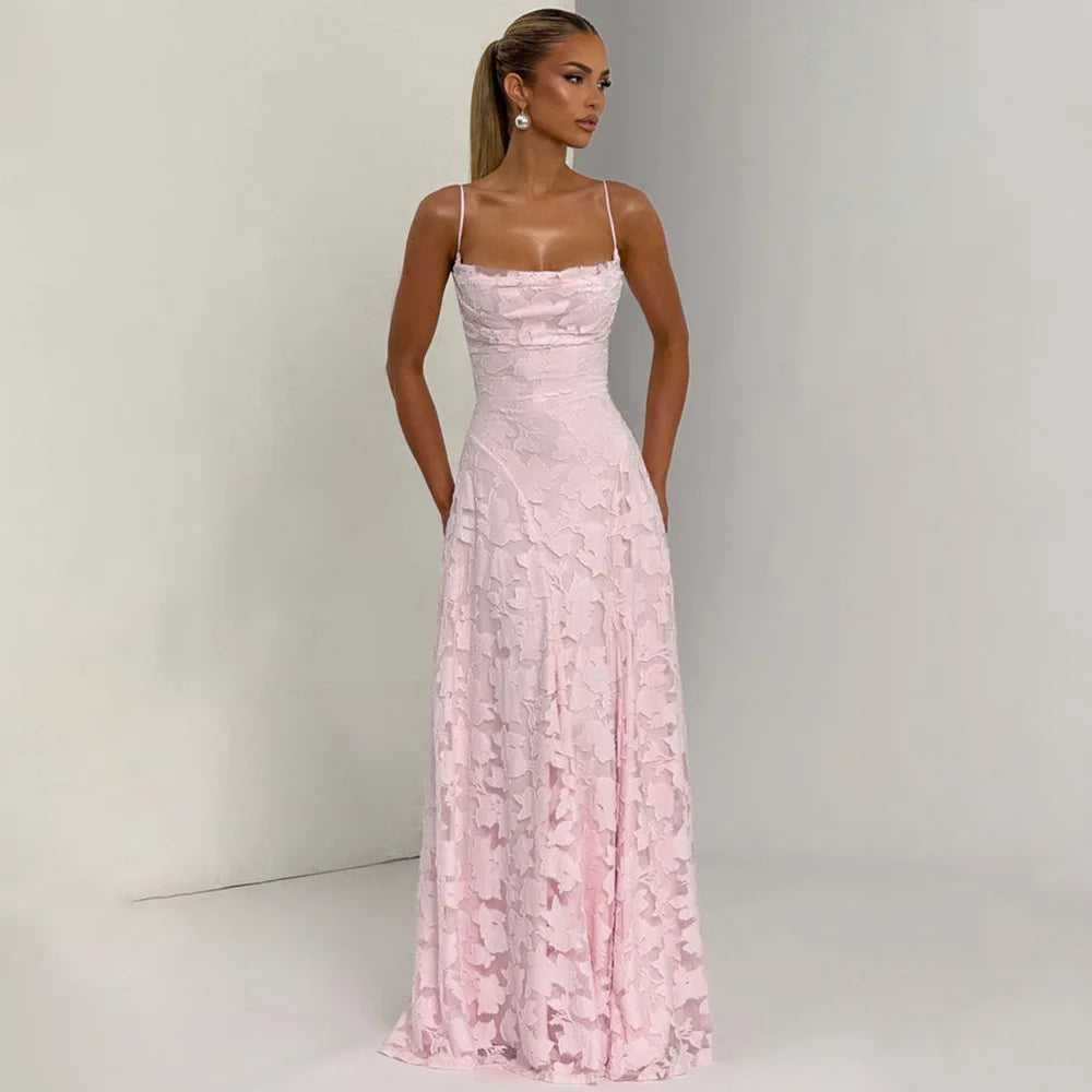 Vestido Comprido de Chiffon com Costas Descobertas — foto 21 | Tolobasao