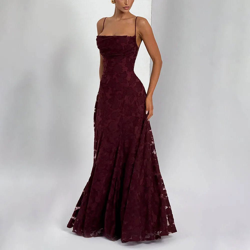 Vestido Comprido de Chiffon com Costas Descobertas — foto 25 | Tolobasao