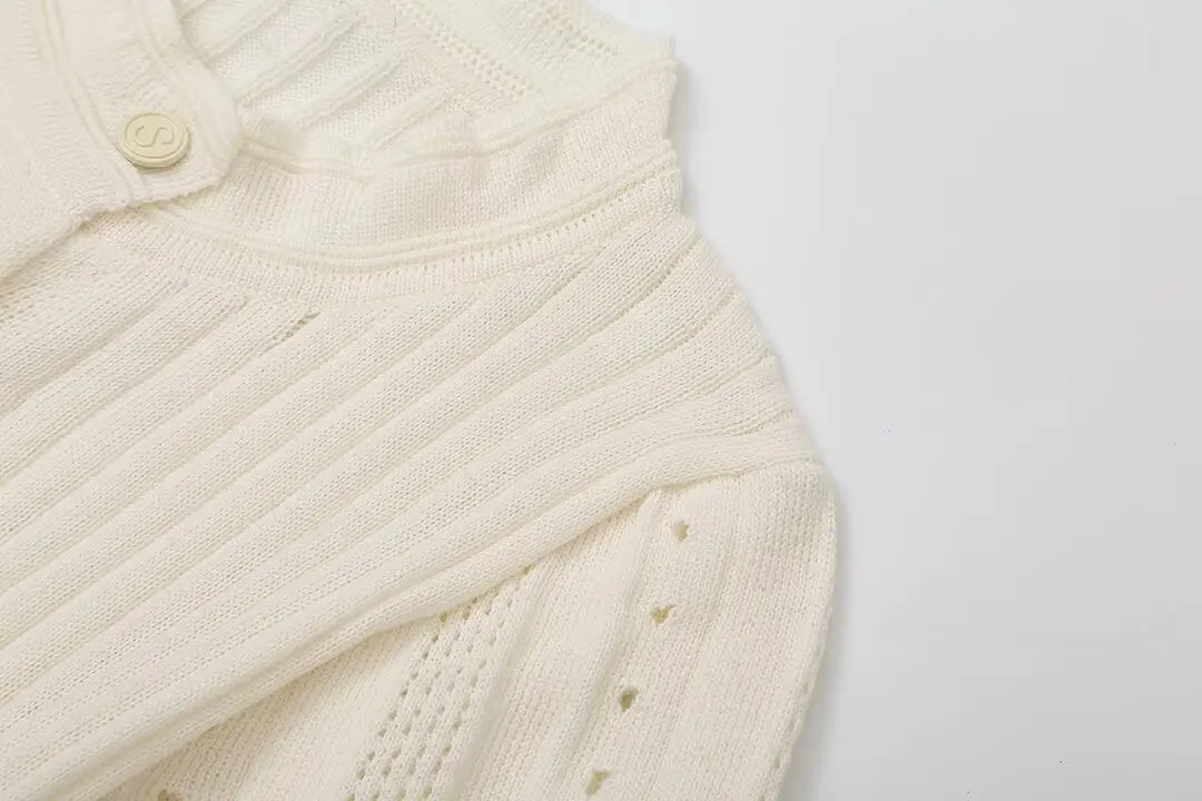 Vestido Midi de Malha com Botões — foto 25 | Tolobasao