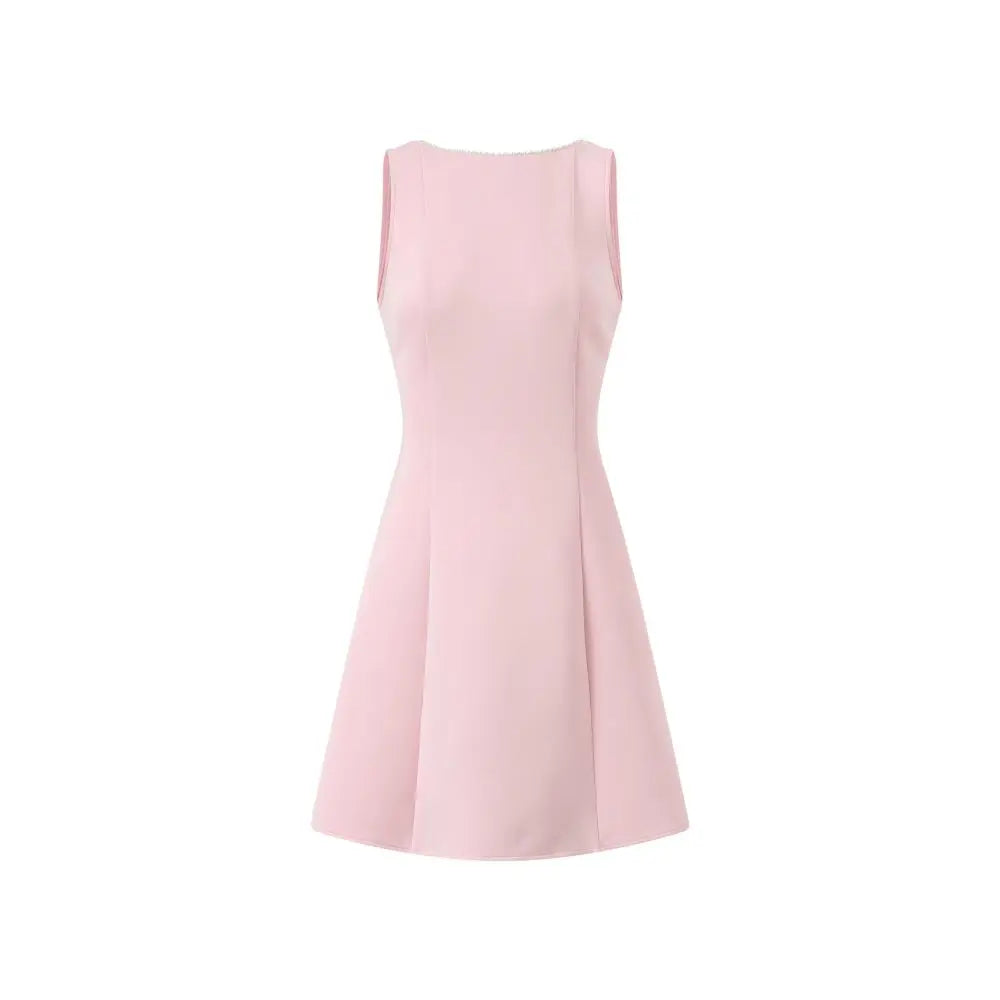 Vestido Curto com Laço de Pérolas e Costas Descobertas — foto 11 | Tolobasao
