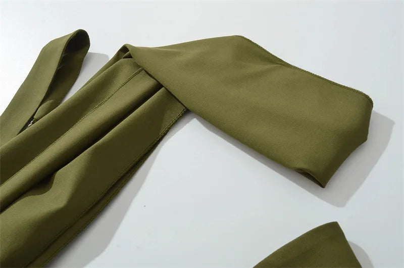 Vestido Comprido com Corpete, Laço e Fenda — foto 21 | Tolobasao
