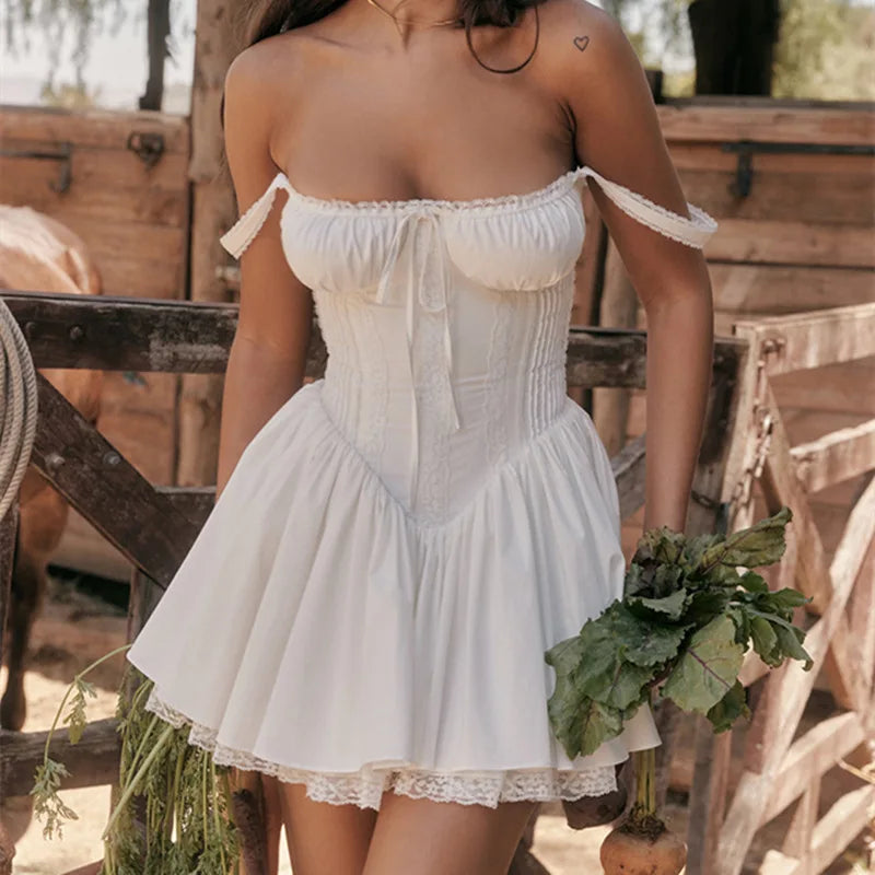 Vestido Curto Floral com Corpete — foto 39 | Tolobasao