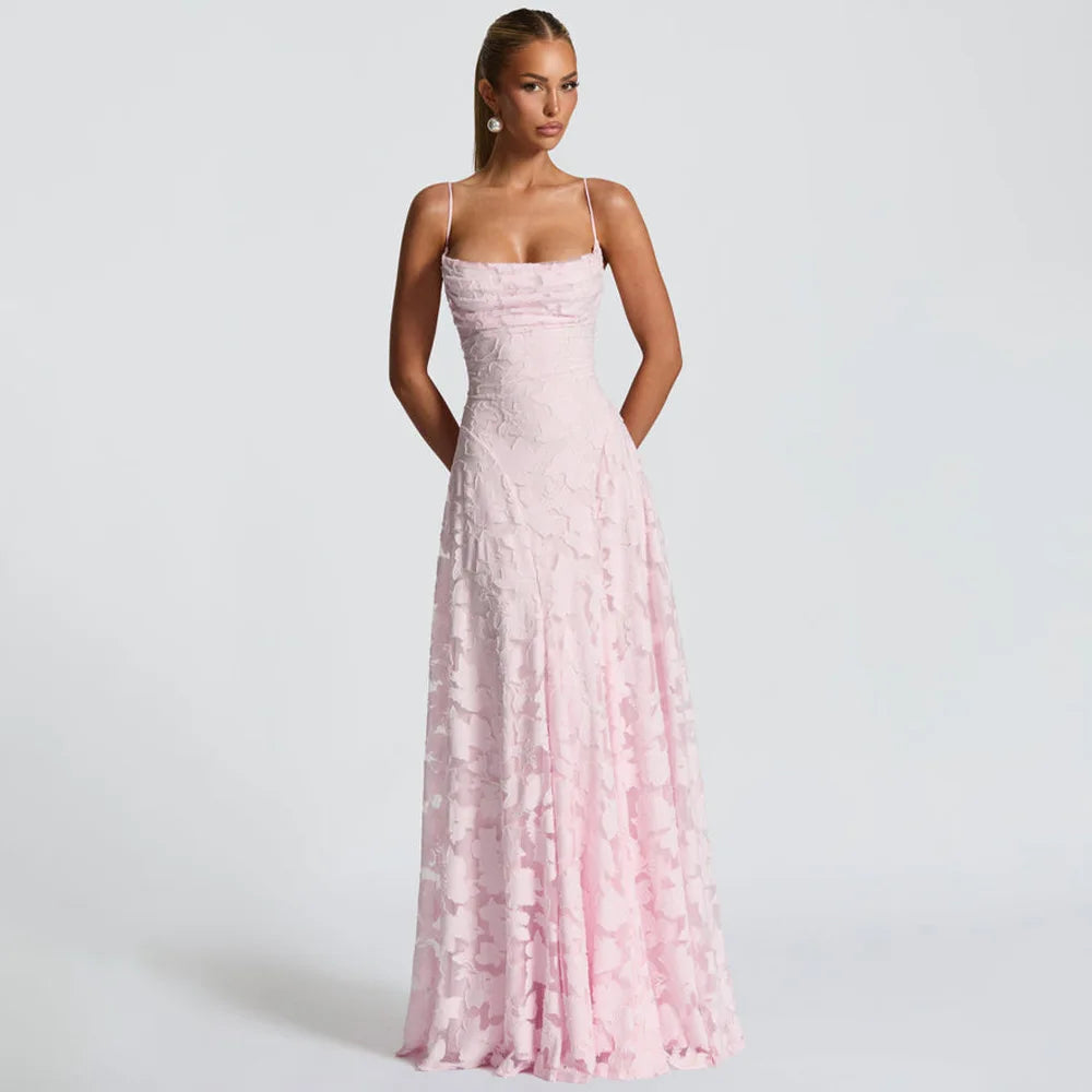 Vestido Comprido de Chiffon com Costas Descobertas — foto 22 | Tolobasao