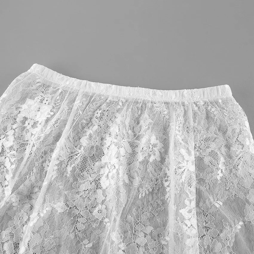 Vestido Comprido de Renda — 2 Peças — foto 23 | Tolobasao