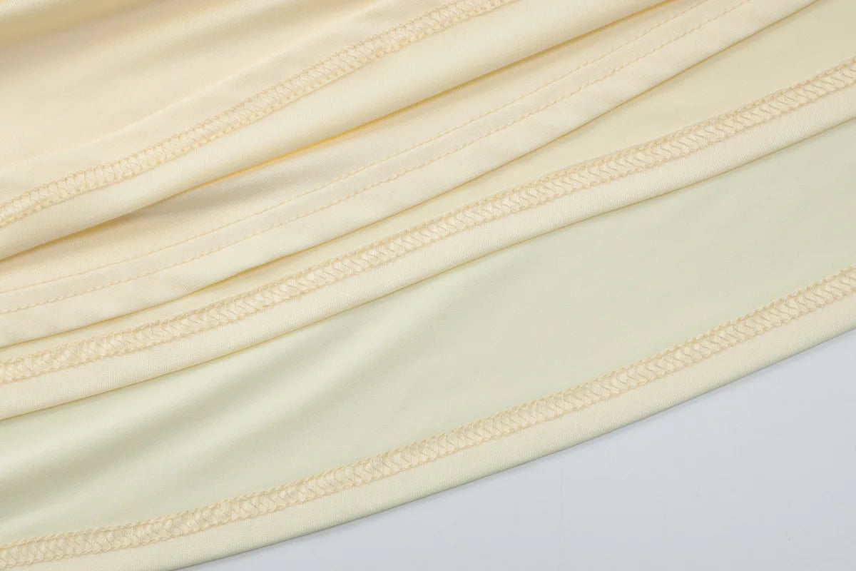 Vestido Comprido com Decote em V e Franzidos — foto 16 | Tolobasao