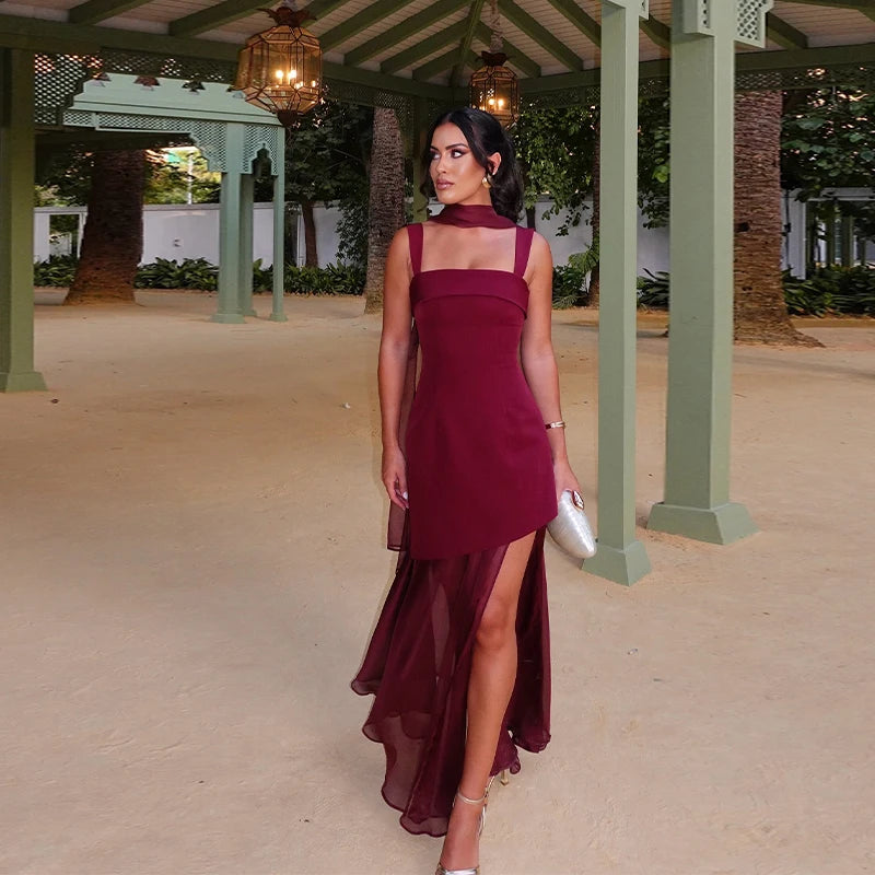Vestido Comprido sem Alças com Tule — foto 31 | Tolobasao