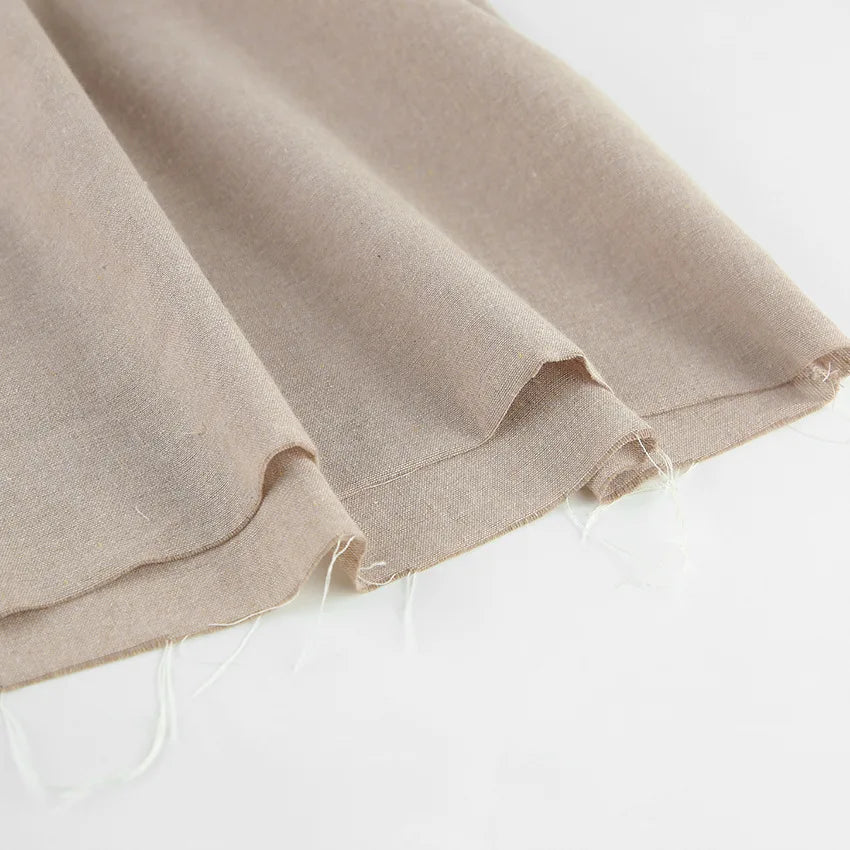 Vestido Curto em Linho com Atacadores — foto 20 | Tolobasao