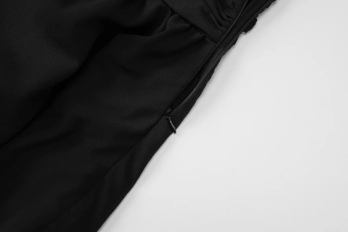 Vestido Curto de Chiffon com Alças — foto 14 | Tolobasao