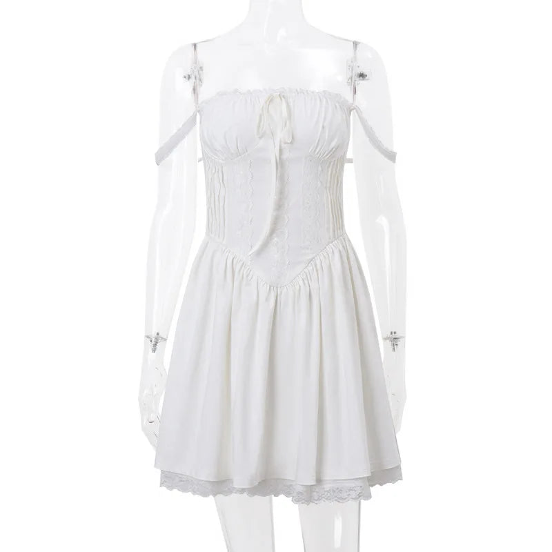 Vestido Curto Floral com Corpete — foto 12 | Tolobasao