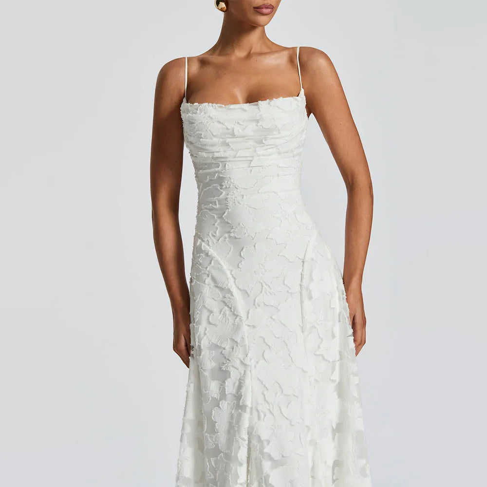 Vestido Comprido de Chiffon com Costas Descobertas — foto 27 | Tolobasao