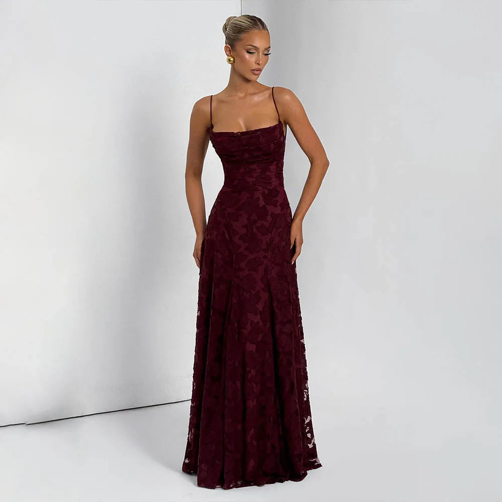 Vestido Comprido de Chiffon com Costas Descobertas — foto 26 | Tolobasao