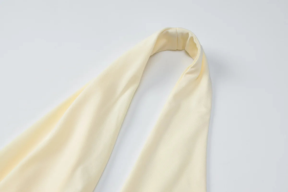 Vestido Comprido com Decote em V e Franzidos — foto 13 | Tolobasao