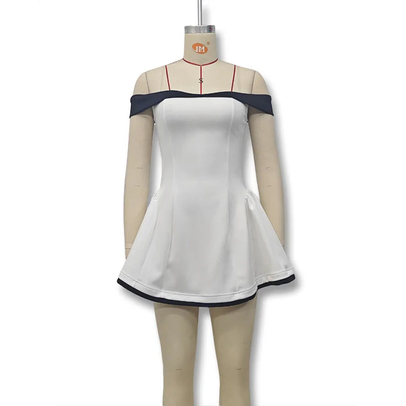 Vestido Curto Rosa de Ombros Descobertos — foto 10 | Tolobasao