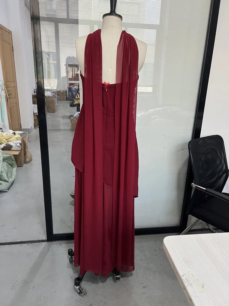 Vestido Comprido sem Alças com Tule — foto 13 | Tolobasao