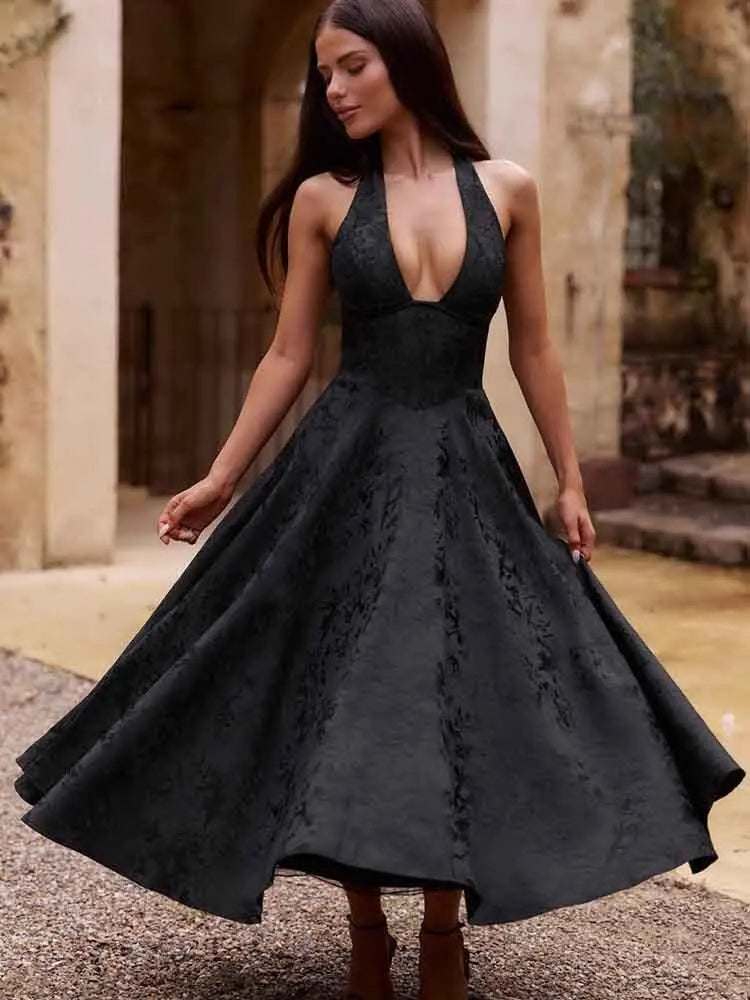 Vestido Comprido com Laço e Corpete — foto 32 | Tolobasao