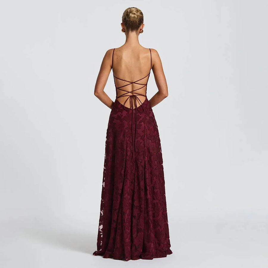 Vestido Comprido de Chiffon com Costas Descobertas — foto 2 | Tolobasao