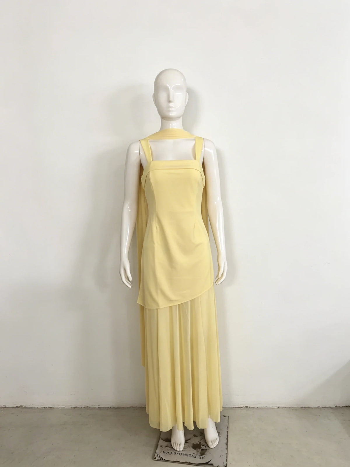 Vestido Comprido em Tule com Laços — foto 7 | Tolobasao