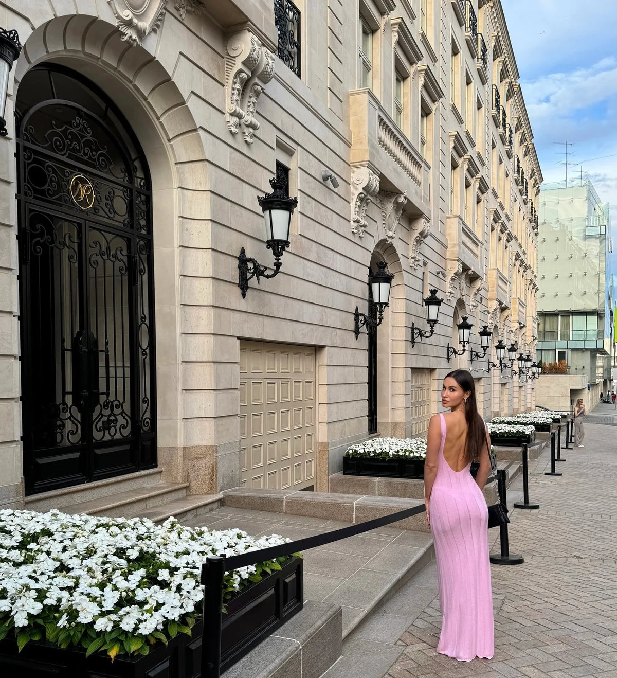 Vestido Comprido de Malha com Vazados e Costas Descobertas — foto 17 | Tolobasao