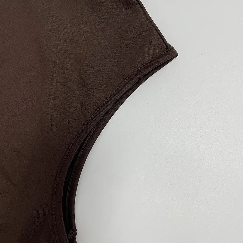 Vestido Comprido sem Mangas com Costas Descobertas — foto 23 | Tolobasao