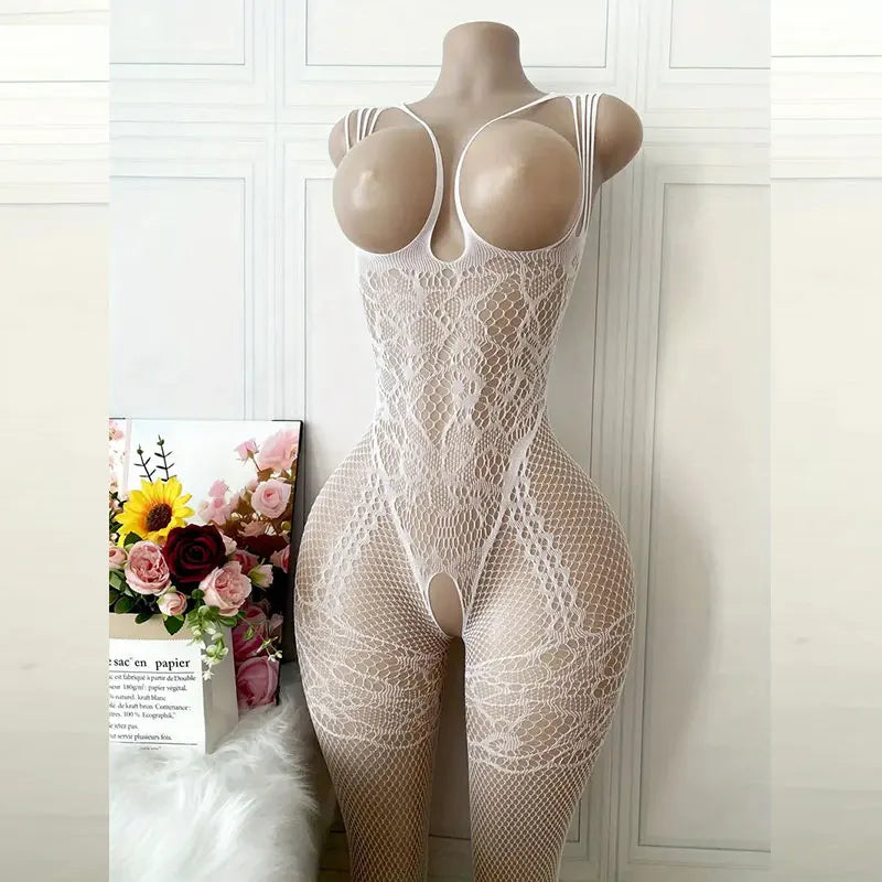 Imagem 3 de Bodystocking Transparente com Laço — Tolobasao