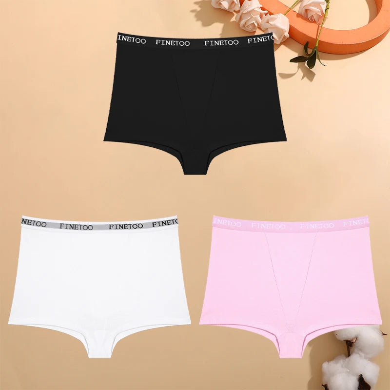 Kit 3 Cuecas Boxe Algodão com Cinto Desportivo