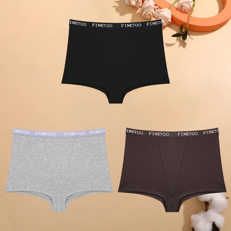 Kit 3 Cuecas Boxe Algodão com Cinto Desportivo