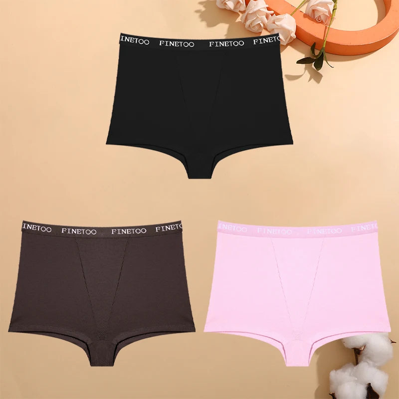 Kit 3 Cuecas Boxe Algodão com Cinto Desportivo