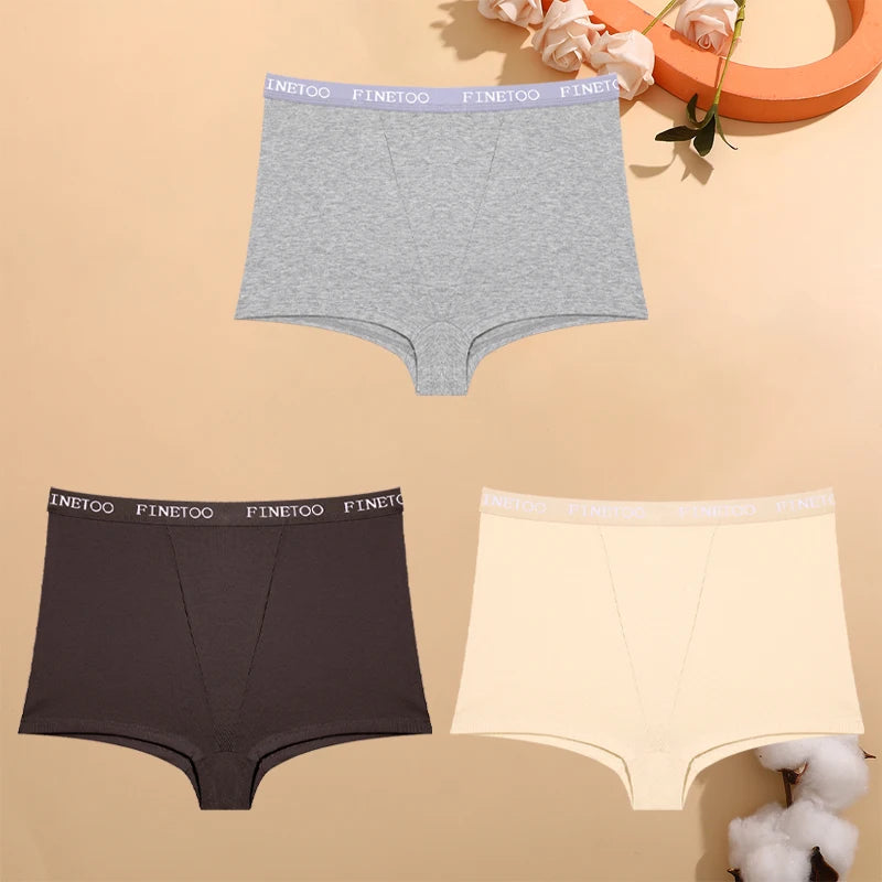 Kit 3 Cuecas Boxe Algodão com Cinto Desportivo
