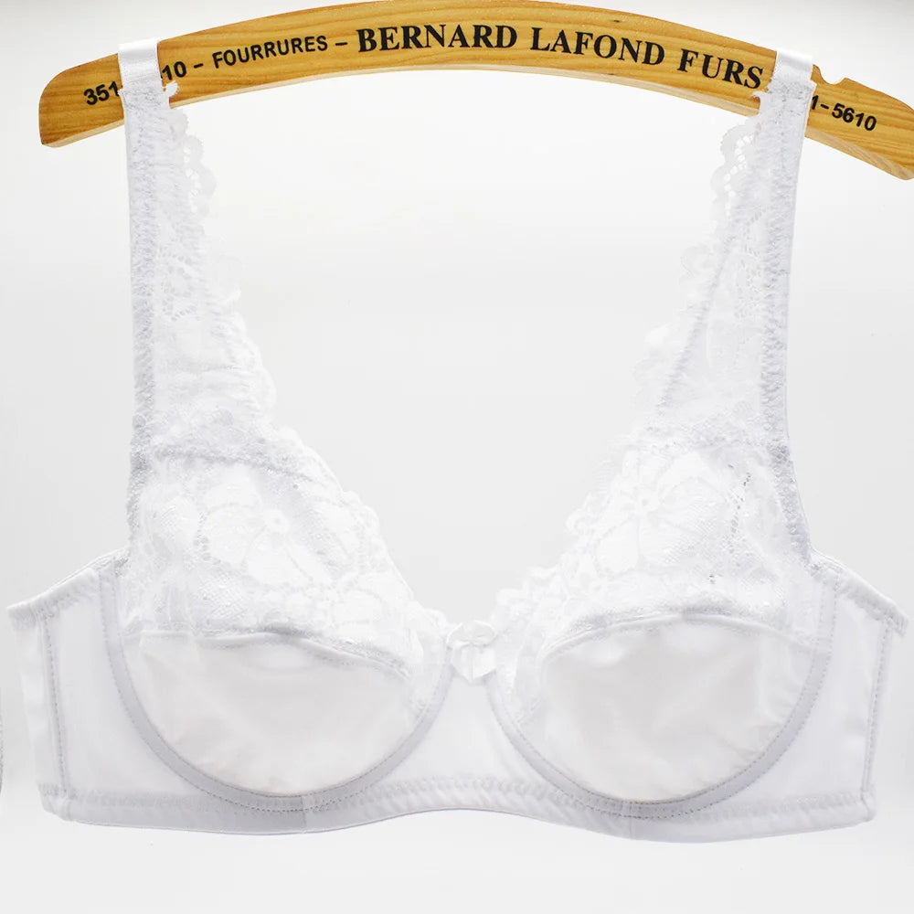 Soutien Floral Renda Transparente