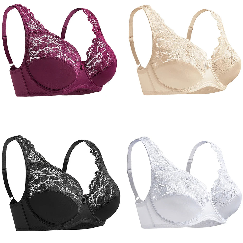 Soutien Floral Renda Transparente