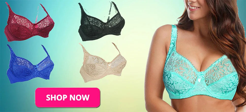 Soutien Floral Renda Transparente