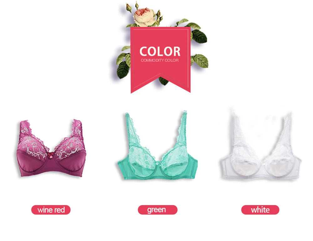 Soutien Floral Renda Transparente