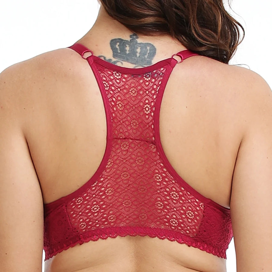 Soutien Renda Fecho Frontal Tamanhos Grandes