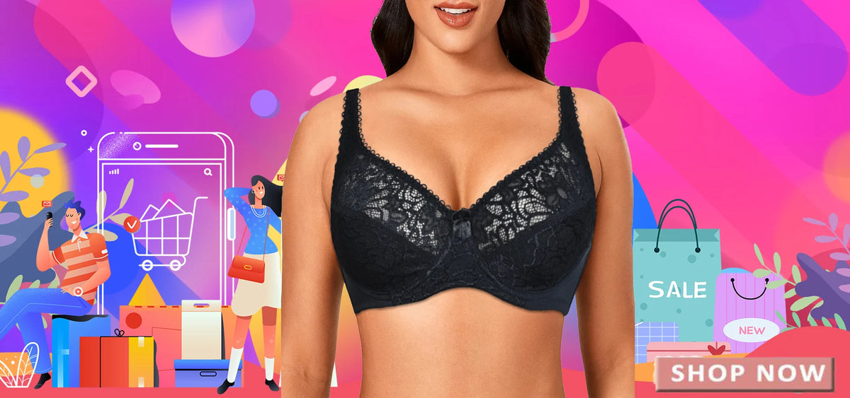 Soutien Renda Fecho Frontal Tamanhos Grandes