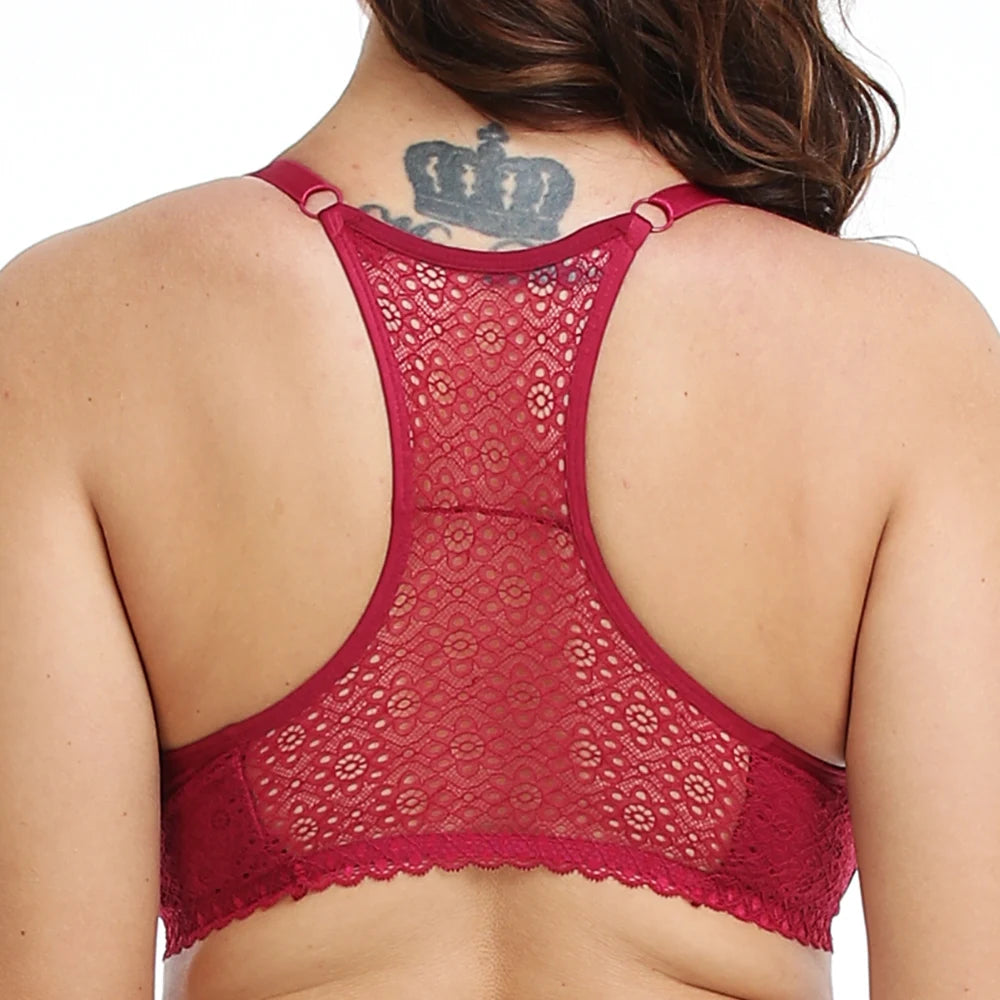 Soutien Renda Fecho Frontal Tamanhos Grandes
