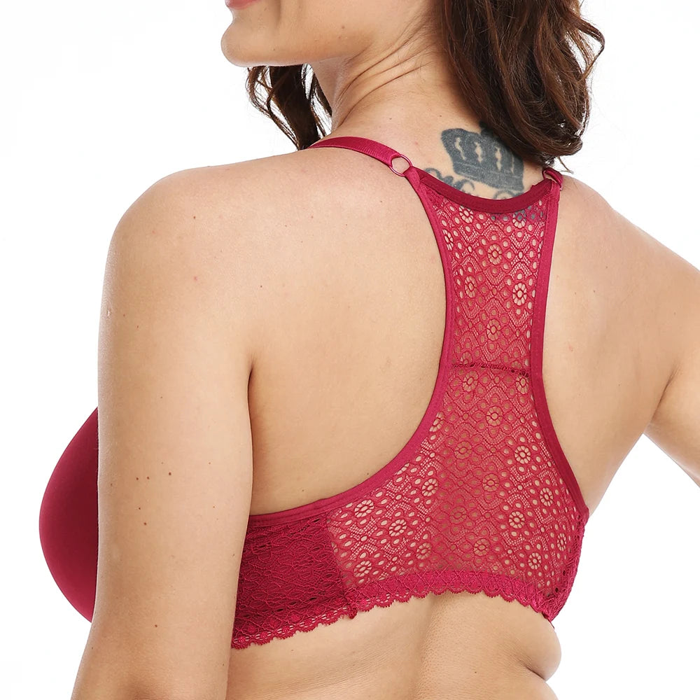Soutien Renda Fecho Frontal Tamanhos Grandes