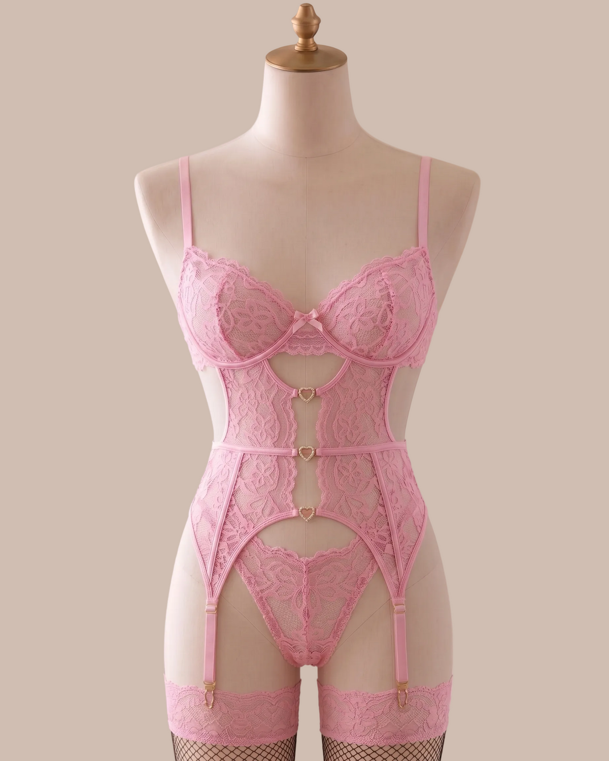 Imagem 3 de Conjunto Lingerie Renda | Bordada Transparente — Tolobasao